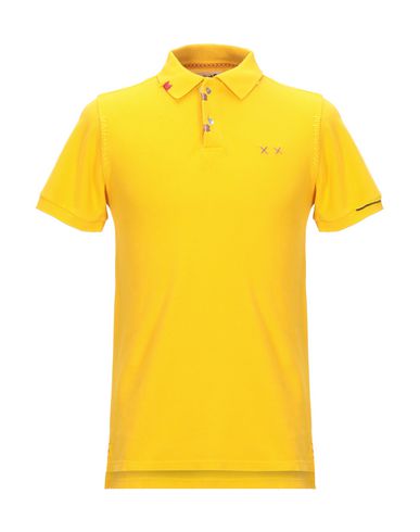 Shop Project E Man Polo Shirt Yellow Size Xs Cotton