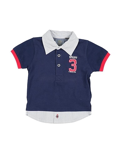 TIMBERLAND Polo shirt Midnight blue 100% Cotton