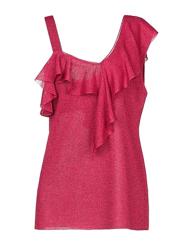 VIKI-AND Top Fuchsia 70% Viscose, 15% Polyester, 15% Metallic Polyester