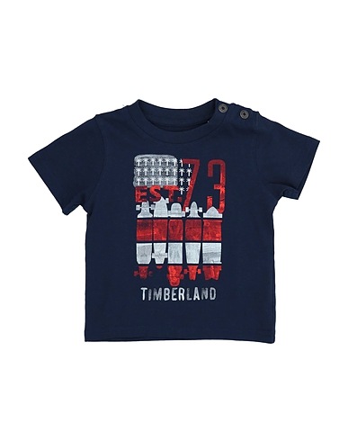 TIMBERLAND T-shirt Midnight blue 100% Cotton, Elastane