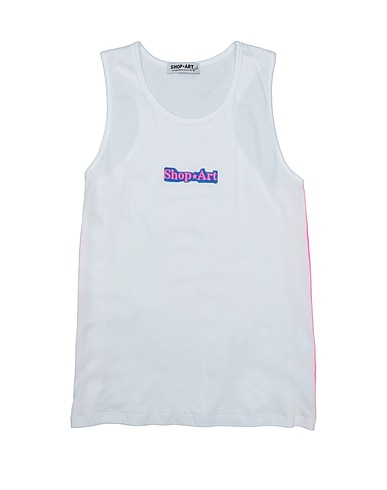 SHOPART T-shirt White 100% Cotton