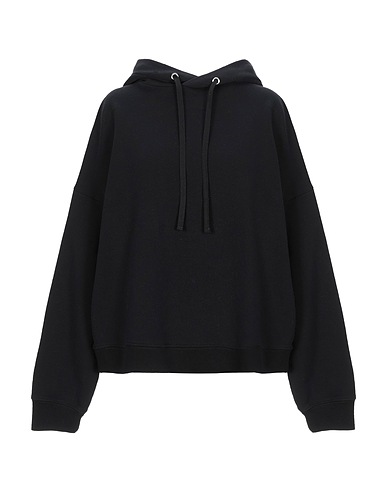 MAISON MARGIELA Hooded sweatshirt Black 100% Cotton, Elastane