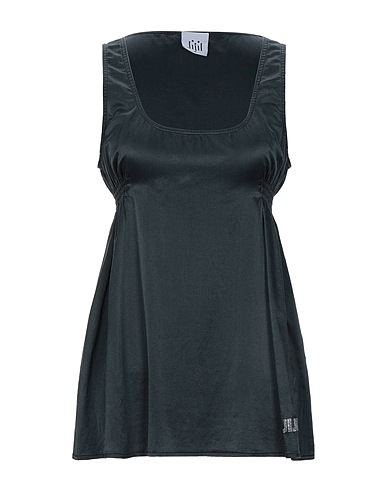 JIJIL Top Charcoal 58% Cotton, 35% Silk, 7% Elastane