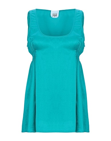 JIJIL Top Turquoise 58% Cotton, 35% Silk, 7% Elastane