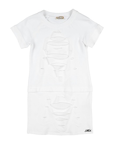 MET JEANS Dress Grey 95% Cotton, 5% Elastane