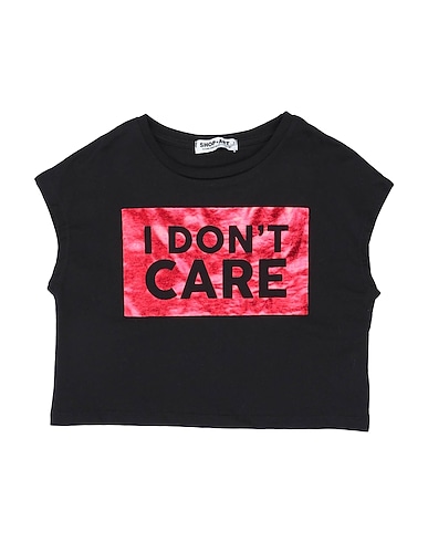 SHOPART T-shirt Black 100% Cotton