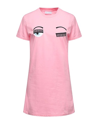 CHIARA FERRAGNI Short dress Pink 100% Cotton