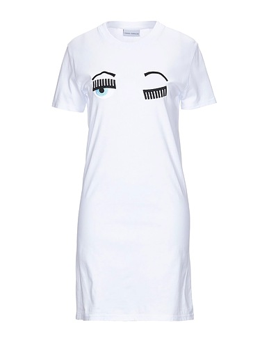 CHIARA FERRAGNI Short dress White 100% Cotton