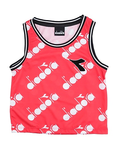 DIADORA Tank top Red 100% Polyester
