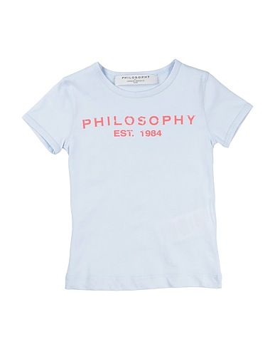 PHILOSOPHY di LORENZO SERAFINI T-shirt Grigio chiaro 100% Cotone