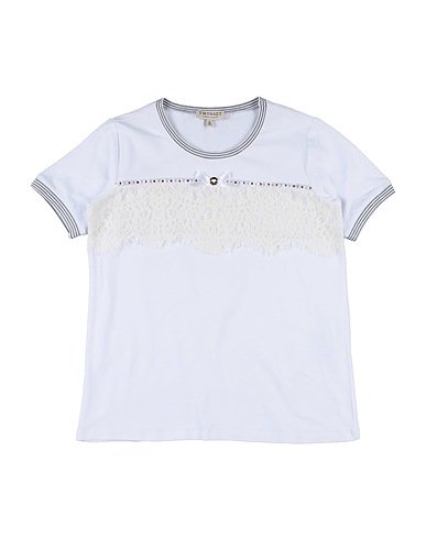 TWINSET T-shirt White 95% Cotton, 5% Elastane