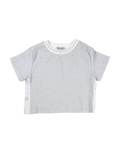 SHOPART T-shirt Light grey 100% Polyester