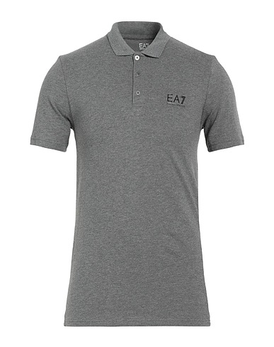 EA7 Polo shirt Lead 97% Cotton, 3% Elastane