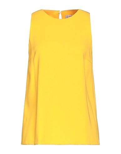 ALBERTO BIANI Top Giallo 70% Triacetato, 30% Poliestere