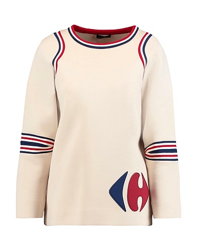 ANYA HINDMARCH Sweatshirt Beige 100% Polyurethane, Polyamide, Elastane