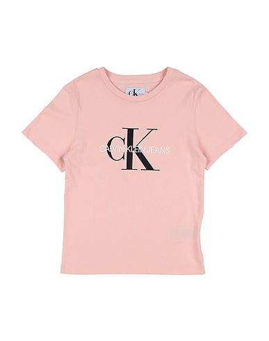 CALVIN KLEIN JEANS T-shirt Rosa chiaro 100% Cotone