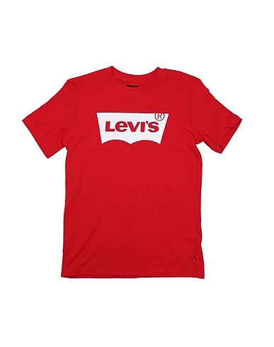 LEVI'S T-shirt Rouge brique 100% Coton
