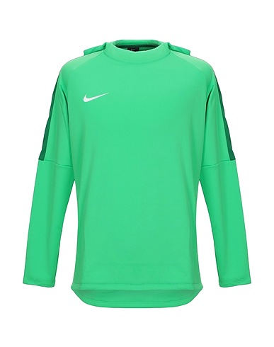 NIKE Hooded track jacket  Green 100% Polyester