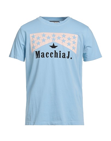 MACCHIA J T-Shirt Hellblau 100% Baumwolle