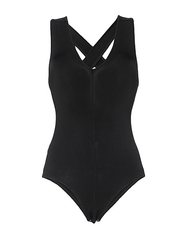 FORTE_FORTE TOPWEAR Black 90% Viscose, 9% Polyamide, 1% Elastane