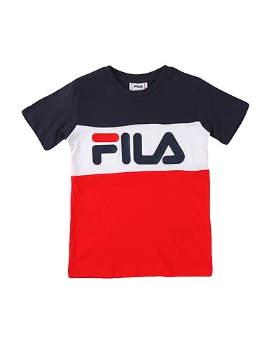 FILA T-shirt CLASSIC DAY blocked tee
 Blu notte 100% Cotone