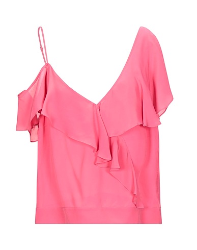 SEVENTY VENEZIA Top Pink 66% Viscose, 34% Silk