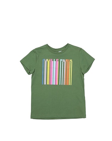 GAëLLE Paris T-shirt Green 100% Cotton