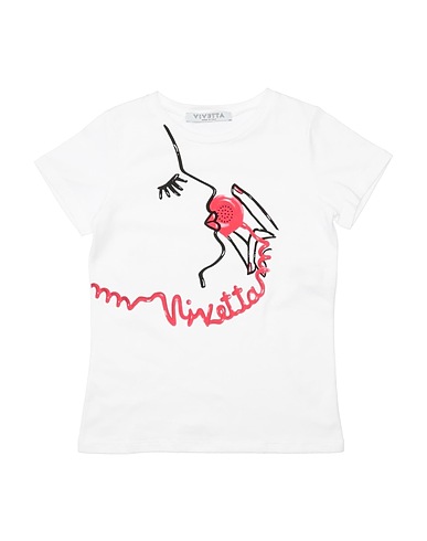 VIVETTA T-shirt Bianco 100% Cotone