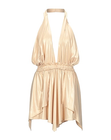 NORA BARTH Short dress Gold 92% Polyester, 8% Elastane