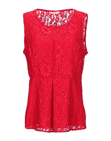 SEVENTY VENEZIA Top Red 46% Viscose, 39% Cotton, 15% Polyamide