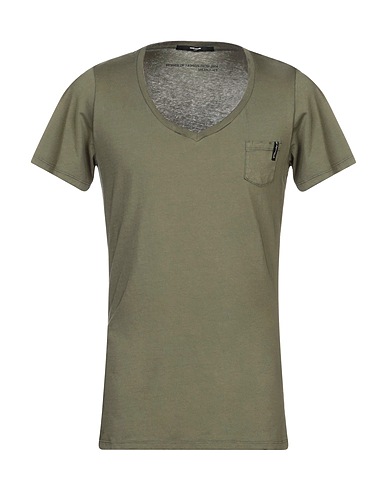 TAKESHY KUROSAWA T-shirt Military green 100% Cotton