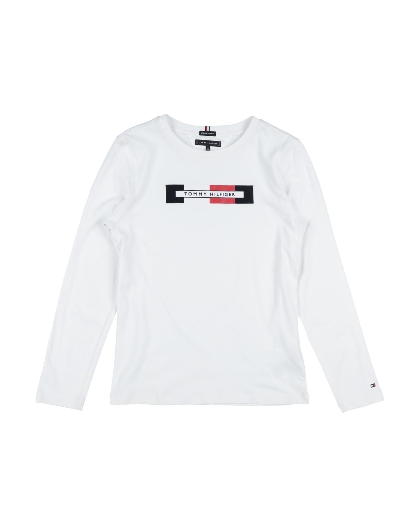 tommy hilfiger white full sleeve t shirts