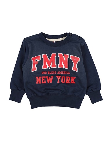 FRED MELLO Sweatshirt Midnight blue 100% Cotton