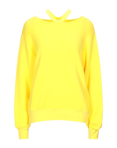 BEN TAVERNITI™ UNRAVEL PROJECT Felpa Giallo 93% Cotone, 7% Cachemire, Elastan