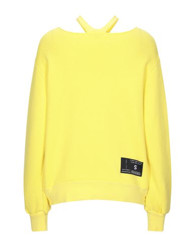 Ben Taverniti Unravel Project Woman Sweatshirt Yellow Size Xxs Cotton, Cashmere, Elastane In Yellow