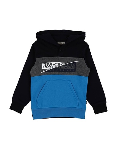 NAPAPIJRI Sweatshirt Midnight blue 80% Cotton, 20% Polyester, Elastane