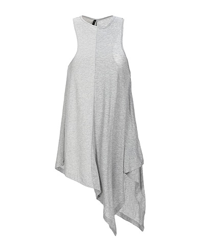 BEN TAVERNITI™ UNRAVEL PROJECT Top Grigio 100% Cotone, Elastan