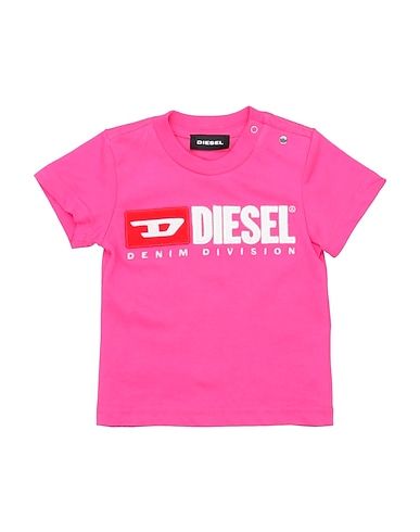 DIESEL Футболка Фуксия 100% Хлопок
