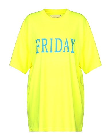 ALBERTA FERRETTI T-shirt Yellow 65% Polyester, 35% Cotton