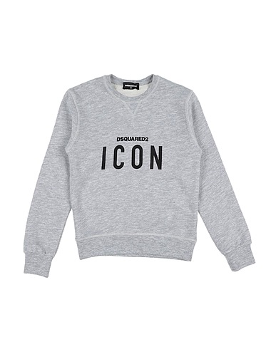 DSQUARED2 Sweatshirt Grey 92% Cotton, 8% Rayon, Elastane