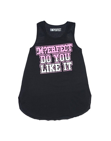!M?ERFECT T-shirt Black 100% Cotton