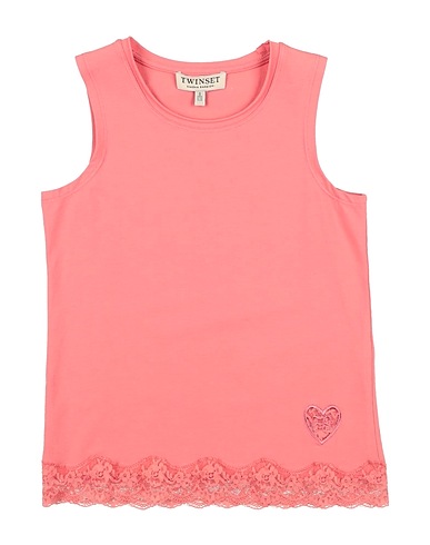 TWINSET T-shirt Antique rose 95% Cotton, 5% Elastane