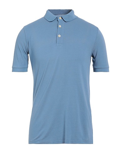 ORIGINAL VINTAGE STYLE Polo Blu chiaro 100% Cotone