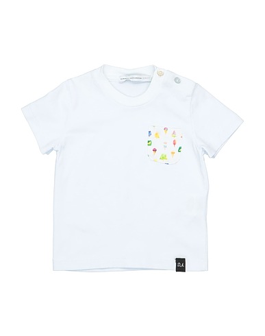 GREY DANIELE ALESSANDRINI T-shirt White 90% Cotton, 10% Elastane