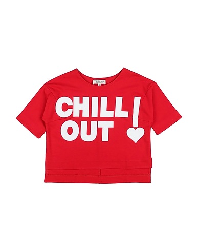 TWINSET T-shirt Red 68% Viscose, 27% Polyamide, 5% Elastane