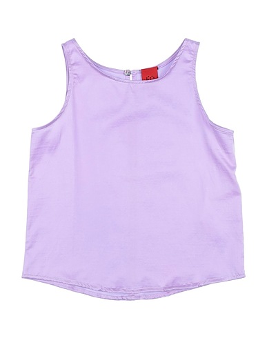 JIJIL JOLIE T-shirt Lilac 58% Cotton, 35% Silk, 7% Elastic fibres
