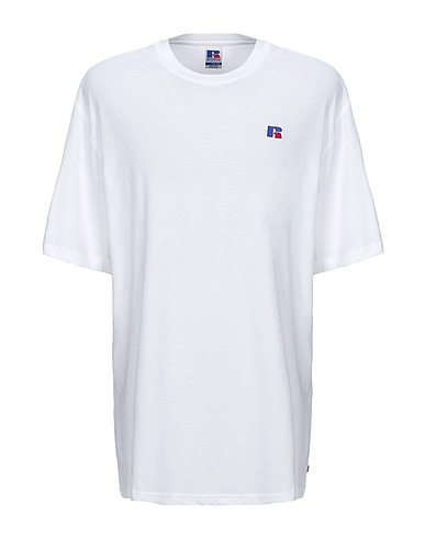 RUSSELL ATHLETIC T-shirt Bianco 100% Cotone