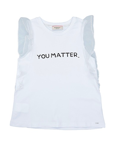 PINKO UP T-shirt White 95% Cotton, 5% Elastane, Polyester