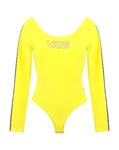 VANS TOPWEAR WM AFTER DARK BODYSUIT
 Lime green 92% Cotton, 8% Elastane