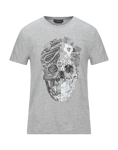 MCQUEEN T-shirt Light grey 100% Cotton